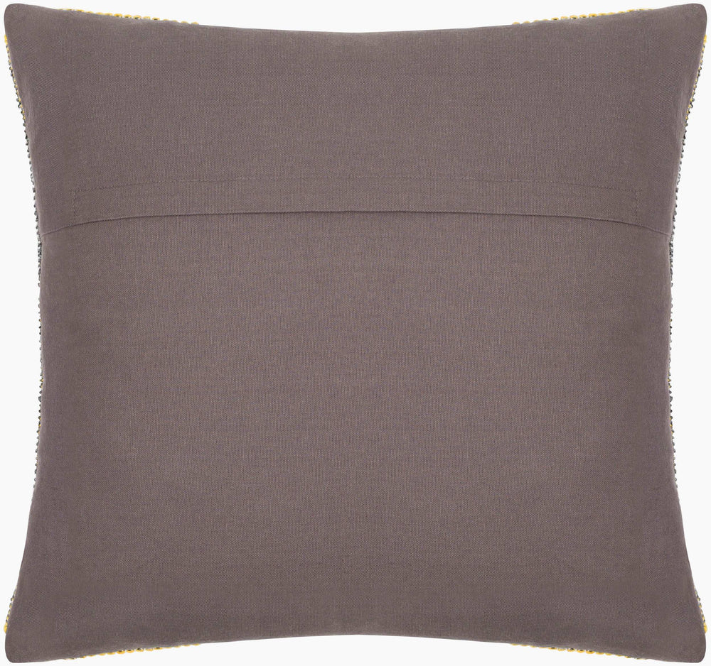 Surya Lewis 14"X22" Lumbar Pillow - Modern Woven Design For Timeless Decor Charm & Durability, India-made Black Viscose,Modal,Cotton Lew005-1422d