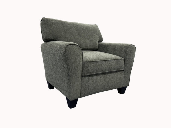 Porter Designs Reese Modern Upholstered Chair - Elegant Comfort For Your Contemporary Living Space Gray Fabric 01-207-03-2961