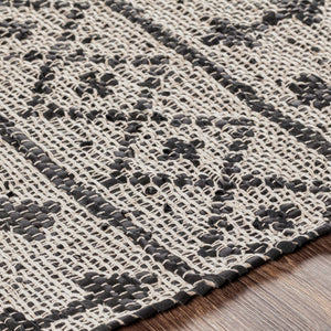 Surya Lexington 2' X 3' Handmade Rug - Elegant Global Design, Durable Leather & Cotton, Perfect For Any Room! Light Beige Leather,Cotton Lex2301-23