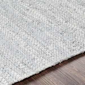 Surya Lexington 2' X 3' Handmade Rug - Elegant Global Design, Durable Leather & Cotton, Perfect For Any Room! Dark Brown Leather,Cotton Lex2302-23