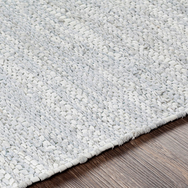 Surya Lexington 2' X 3' Handmade Rug - Elegant Global Design, Durable Leather & Cotton, Perfect For Any Room! Dark Brown Leather,Cotton Lex2302-23