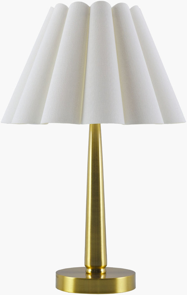 Livabliss Leynar Iron Base Table Lamp with Linen Shade for Bedroom or Living Room Decor LEY-001