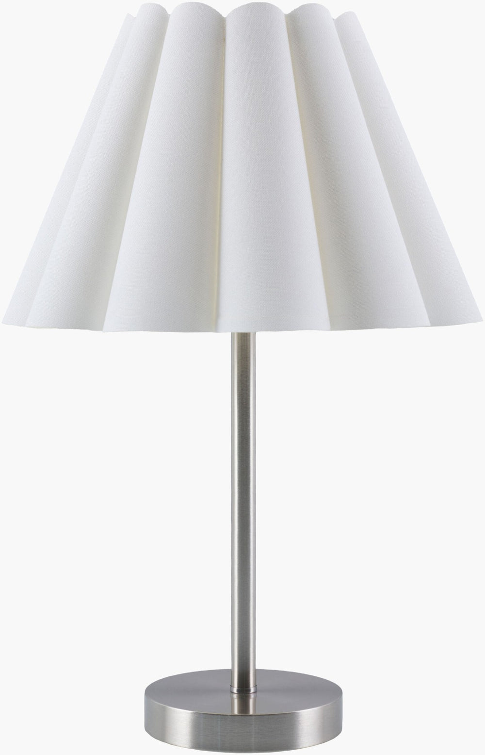 Livabliss Leynar Iron Base Linen Shade Accent Lamp Warm Ambient Glow for Bedroom or Desk LEY-006