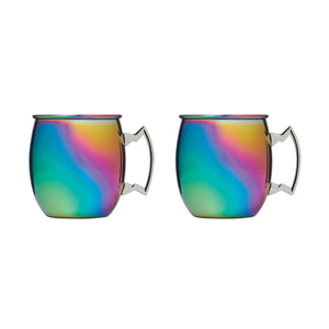 Lenox Cambridge 20 Oz Rainbow Moscow Mule Mugs, Set of 2 NO COLOR METAL 92834QJP88DS