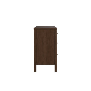 A.R.T. Furniture Verge Seven-Drawer Woven Dresser: Elegant Dark Wood Storage with Modern Design for Any Bedroom Style 337131-1960