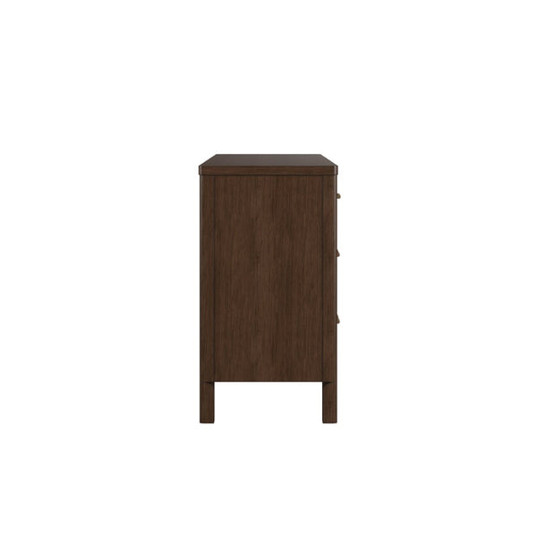 A.R.T. Furniture Verge Seven-Drawer Woven Dresser: Elegant Dark Wood Storage with Modern Design for Any Bedroom Style 337131-1960