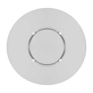 Homelegance By Top-Line Pierce Vortex Base Counter Height Dining Table Chrome Metal