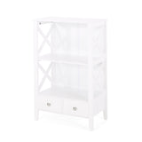 Christopher Knight Home® - Noble House - Loverin Modern Bathroom Floor Storage Rack with Drawers