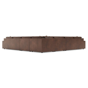 Bernhardt Bernhardt Nest Premium Leather Sectional Sofa with Deep Cushions for Modern Living K2243