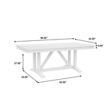 Scott Living Drew & Jonathan Home Gramercy Trestle Dining Table S860DJ-DR-K1-SAMUEL-LAWRENCE S860DJ-DR-K1-SAMUEL-LAWRENCE