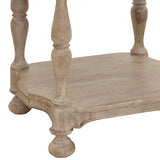 Higgins Street End Table with Open Shelf Brown with Woodland Stone Finish P349255 Pulaski Furniture