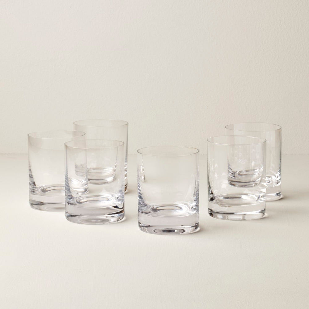 Lenox Tuscany Classics Cylinder DOFs, Set of 6 Clear, NO COLOR GLASS,CRYSTAL 896883