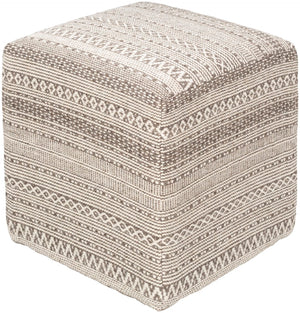 Leif LFPF-001 18"H x 16"W x 16"D Pouf LFPF001-161618 Livabliss Surya