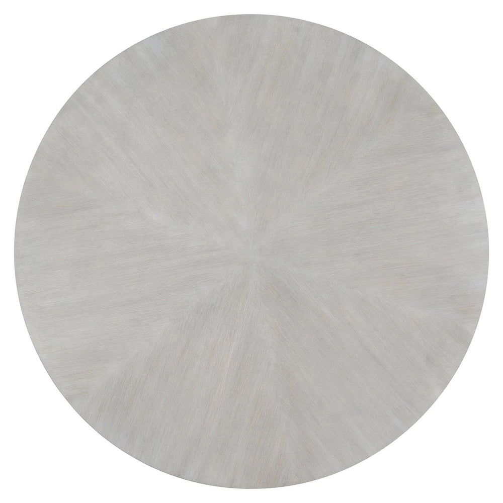 Bernhardt Bernhardt Thorne Round Cocktail Table 40" — Starburst White Oak Veneer, Modern Drum Design, Casters 452017