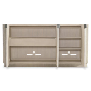 Bernhardt Bernhardt Lucerne Wire-brushed Oak Buffet with Reeded Doors and Media Storage 393132