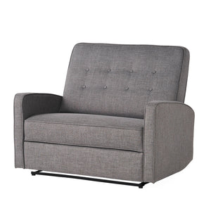 English Elm Christopher Knight Home® - 47" Wide Manual Standard Recliner with Plush Fabric Upholstery, Spacious 47" Seat, Durable Frame, Comfort Gray 61259.00GRY