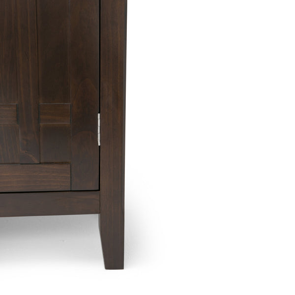 English Elm Bedford Sideboard Buffet With Wine Rack - Elegant Dark Tobacco Storage For Dining & Living Rooms B136P158119