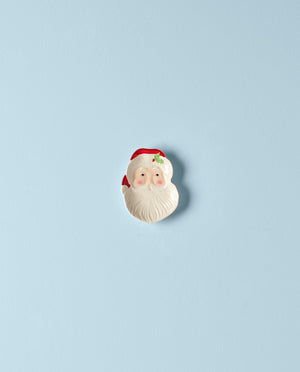 Lenox Hosting The Holidays Santa Spoon Rest Red & Green, IVORY STONEWARE 882207