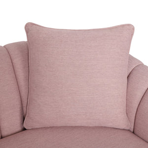 English Elm Christopher Knight Home® - 3-Seater Sofa In Blush Fabric - Contemporary Design With Tufted Accents And Cozy Pillows For Comfort 66957.00ALBLSH_66957.00BLBLSH