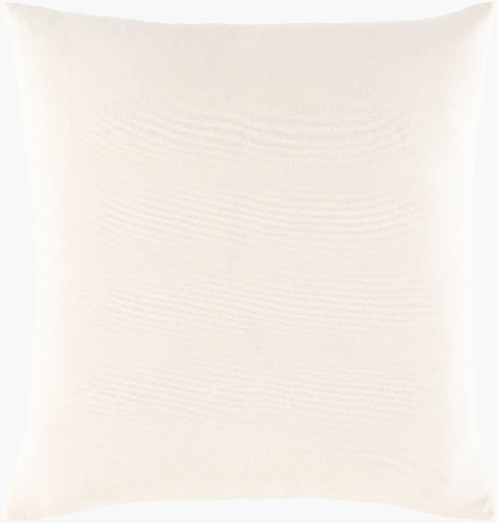 Surya La Guirlande 18"L X 18"W Handmade Cotton Accent Pillow - Soft, Luxurious, And Timeless Home Decor Black Cotton,Cotton Lgl002-1818p