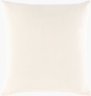 Surya La Guirlande 18"L X 18"W Handmade Cotton Accent Pillow - Soft, Luxurious, And Timeless Home Decor Black Cotton,Cotton Lgl002-1818p