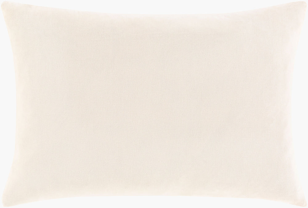 Surya La Guirlande 12"L X 18"W Luxurious Cotton Lumbar Pillow - Elegant Home Decor Accent Piece Green Cotton,Cotton Lgl004-1218