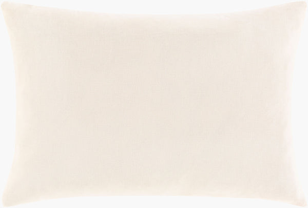 Surya La Guirlande 12"L X 18"W Luxurious Cotton Lumbar Pillow - Elegant Home Decor Accent Piece Green Cotton,Cotton Lgl004-1218