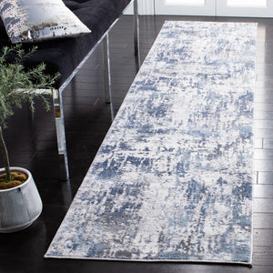 Safavieh Lagoon 182 Power Loomed Contemporary Rug Grey / Blue LGN182G-4