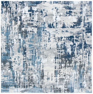 Safavieh Lagoon 182 Power Loomed Contemporary Rug Grey / Blue LGN182G-4