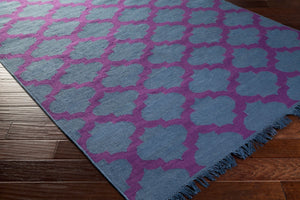 Surya Lagoon Lgo-2007 5' X 8' Eco-friendly Handmade Rug - Durable, Modern Decor For Your Space Navy Recycled Pet Yarn Lgo2020-268