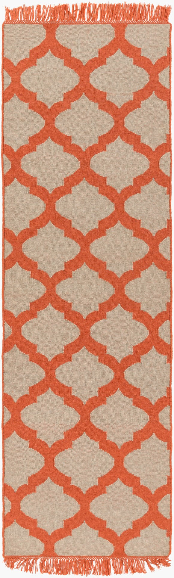 Surya Lagoon Lgo-2007 5' X 8' Eco-friendly Handmade Rug - Durable, Modern Decor For Your Space Burnt Orange Recycled Pet Yarn Lgo2024-268