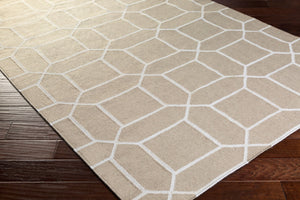 Surya Lagoon Lgo-2007 5' X 8' Eco-friendly Handmade Rug - Durable, Modern Decor For Your Space Light Gray Recycled Pet Yarn Lgo2042-913