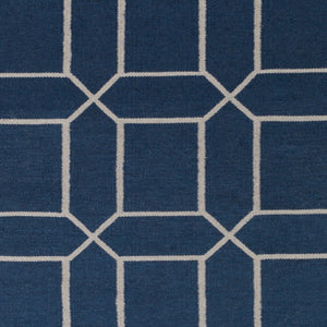 Surya Lagoon Lgo-2007 5' X 8' Eco-friendly Handmade Rug - Durable, Modern Decor For Your Space Navy Recycled Pet Yarn Lgo2043-58