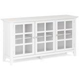 Acadian Wide Storage Cabinet White B136P158290 Hearth and Haven