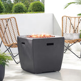 Christopher Knight Home® Noble House Aberdeen 24" Square Fire Pit-40,000 Btu