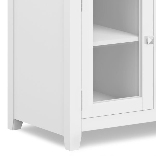 English Elm Cosmopolitan 72" Wide White Tv Media Stand – Modern Storage Solution For Stylish Living Rooms B136P158556