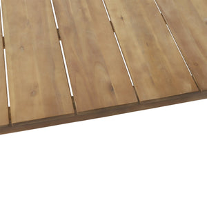 English Elm Christopher Knight Home® - Acacia Rustic Outdoor Coffee Table with Slat Top, Light Brown Acacia Wood, Durable 39.5" L 72767.00MLBRN