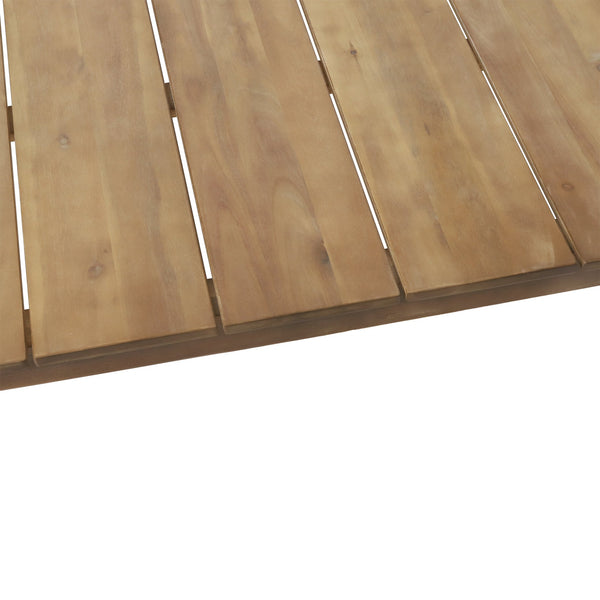 English Elm Christopher Knight Home® - Acacia Rustic Outdoor Coffee Table with Slat Top, Light Brown Acacia Wood, Durable 39.5" L 72767.00MLBRN