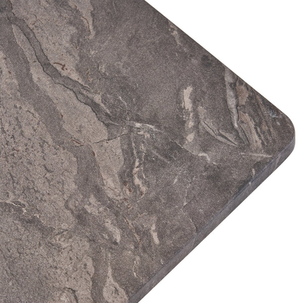 English Elm Christopher Knight Home® - Modern Bar Height Dining Table with Durable High-Pressure Laminate Top and Sleek Rubberwood Legs, Black Finish Grey+Black 65503.00