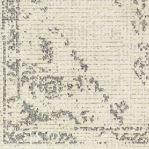 Livabliss La Boheme Traditional Medallion Area Rug Machine Woven in Turkey for Any Room Ivory, Black 3'11" x 5'7" LHB2303-31157
