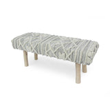 Christopher Knight Home® - Noble House - Laveta Handcrafted Boho Wool and Cotton Rectangular Bench