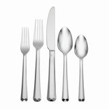 Oneida Chroma 65-Piece Stainless Steel Flatware Set, Service for 12, Mirror Finish