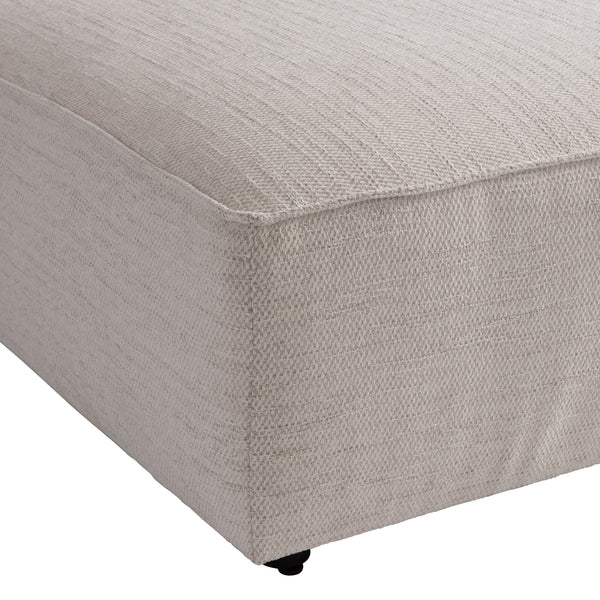 Bernhardt Bliss Fabric Ottoman White,Cream Fabric P7431A