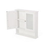 Christopher Knight Home® - Noble House - Haswell Modern 2 Door Medicine Cabinet with Mirrors