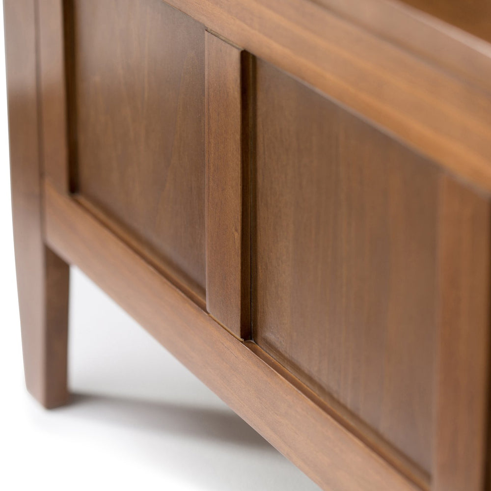 English Elm Brooklyn Handcrafted Storage Bench – Stylish Entryway Seating With Concealed Storage & Safety Hinges B136P158122