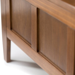 English Elm Brooklyn Handcrafted Storage Bench – Stylish Entryway Seating With Concealed Storage & Safety Hinges B136P158122