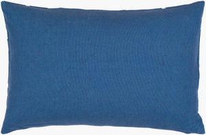 Surya Lachen 18” X 18” Cotton Accent Pillow - Chic Minimalist Modern Elegance For Any Living Space Dark Blue Cotton,Cotton Lhn001-2020