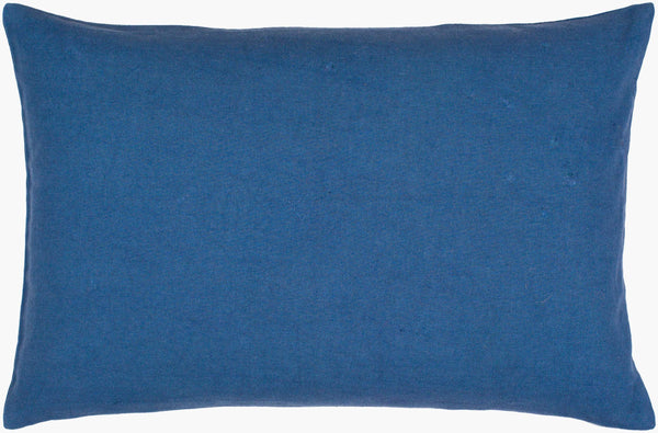 Surya Lachen 18” X 18” Cotton Accent Pillow - Chic Minimalist Modern Elegance For Any Living Space Dark Blue Cotton,Cotton Lhn007-2020p