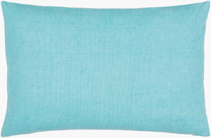 Surya Lachen 18” X 18” Cotton Accent Pillow - Chic Minimalist Modern Elegance For Any Living Space Teal Cotton,Cotton Lhn008-1818d
