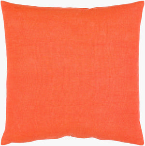 Surya Lachen Modern Minimalist 13"L X 20"W Cotton Lumbar Pillow - Chic Comfort For Every Living Space Burnt Orange Cotton,Cotton Lhn010-1320d